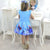 Blue Frozen Dress - Anna And Elsa - Dress