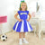Brazil Blue And White Children’s Dress - Cup - Dress