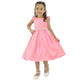Vestido rosa chicle para niña, traje de cumpleaños o fiesta formal