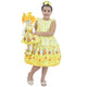 Bumble Bee Dress, Matching Helo Doll and Girl