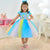 Butterfly-themed dress with LED lights and pretty bow - Dress