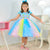 Butterfly-themed dress with LED lights and pretty bow - Dress