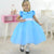 Children’s Blue Tule Dress - Alice In wonderland Style - Dress