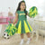 Children’s Dress Brazil Green And Yellow - Cup - Dress