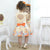 Children’s Dress Floral Party Enchantment Garden + Hair Bow Birthday Baby Girl Clothes - Dress