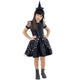 Vestido Infantil Brujita Negra - Niña de 1 a 10 Años