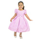 Children's Dress Pink Poá White Polka Dots