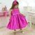 Children’s Dress Pink Tule Ilusion - Wedding + Hair Bow + Girl Petticoat Clothes Birthday Party - Dress