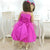 Children’s Dress Pink Tule Ilusion - Wedding + Hair Bow - Dress