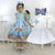 Children’s Dress Princess Ariel Dress + Hair Bow + Girl Petticoat Birthday Baby Girl - Dress