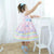 Children’s Dress Rain Of Love Dress + Hair Bow + Girl Petticoat Clothes Birthday Party - Dress