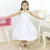 Children’s Dress White Tule Ilusion - Prom Wedding - Dress