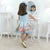 Children’s Mermaid Theme Dress + Hair Bow Birthday Baby Girl Clothes - Dress