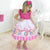 Children’s Party Dress Circus Theme With Patati And Patatá + Hair Bow + Girl Petticoat Clothes Birthday Party - Dress