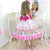 Children’s Party Dress Circus Theme With Patati And Patatá + Hair Bow + Girl Petticoat Clothes Birthday Party - Dress