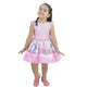 Children's Pink Unicorn Dress With Tutu Skirt