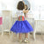 Children’s Prom Dress Abc Watercolor Blue - Dress