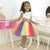 Children’s Prom Dress Abc Watercolor Colorful Tule Skirt - Dress