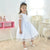 Christening Dress for Girls White with French Tulle - Dress