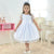 Christening Dress for Girls White with French Tulle - Dress