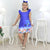 Christmas Night Theme Trapeze Dress For Baby and Girl - Dress