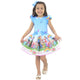 CoComelon Blue Dress, Birthday Baby and Girl Clothes/Costume