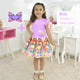 Cocomelon Dress + Hair Bow, Birthday Baby and Girl Clothes