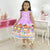 Cocomelon Twirl Dress Lilac + Hair Bow + Girl Petticoat Birthday Baby Girl - Dress