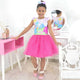 Dinosaur Dresses whit Pink Skirt, Birthday Baby and Girl Tutu Clothes