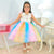 Enchanted Carousel Dress with LED and Beautiful Hair Bow - Dress