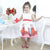 Girl dress Monica and the rabbit Samson + Hair Bow + Girl Petticoat Birthday Baby Girl - Dress