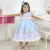 Girl Formal Dress Striped Bust and Floral Skirt For Baby and Girl - Dress