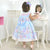 Girl Formal Dress Striped Bust and Floral Skirt For Baby and Girl - Dress