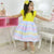 Girl Formal Dress Yellow Bust and Striped Skirt For Baby and Girl - Dress