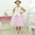 Girl’s Circus themed dress with pompom birthday party - Dress