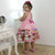 Girl’s confectionery dress with cupcake + Hair Bow + Girl Petticoat Clothing Birthday - Dress