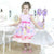 Girl’s dress Baby Disney Princesses + Hair Bow + Girl Petticoat Clothes Birthday Party - Dress