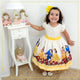 Girl's dress Beauty and the Beast, birthday party