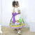Girl’s dress Dora the Explorer + Hair Bow + Girl Petticoat Clothes Birthday Party - Dress