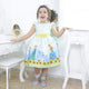 Girl's dress Elsa, Anna e Olaf - Frozen Fever, birthday party