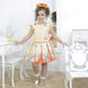 Girl's dress enchanted garden floral, children party