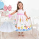 Girl's dress from fruits, bees and ice cream + Hair Bow + Girl Petticoat, Clothes Birthday Party