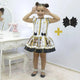 Girl's dress Lol dolls Queen Bee, children party + Hair Bow, Birthday Baby Girl Clothes