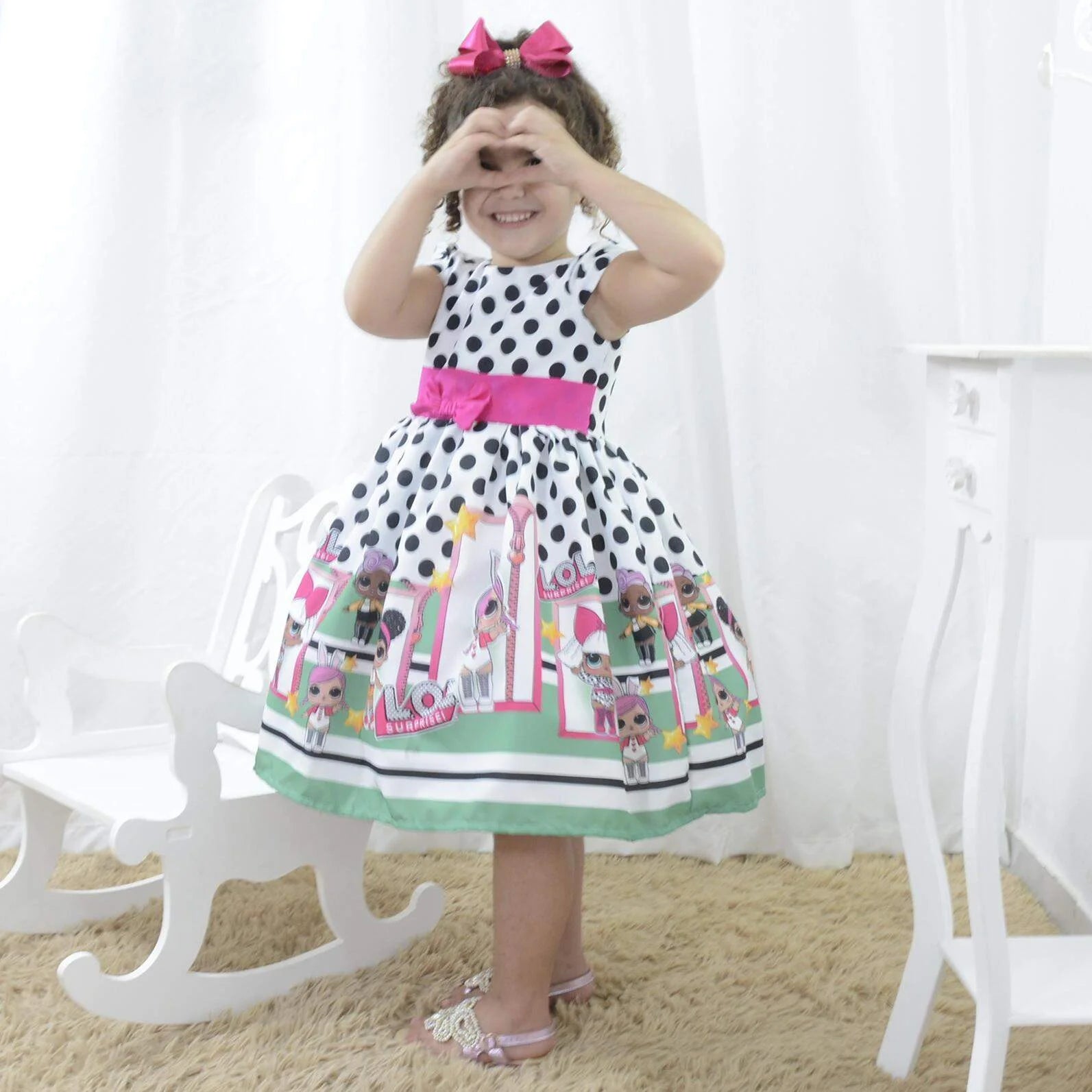 Girl's Dress Lol Surprise, Birthday Party 12-18 Months US Numeric