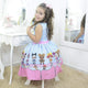 Girl's dress Lol surprise blue and pink, birthday party