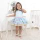 Girl's dress Lol surprise with blue tulle on the skirt, birthday party