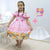 Girl’s dress Lol surprise doll June farm birthday party + Filo Skirt + Hair Bow - Dress