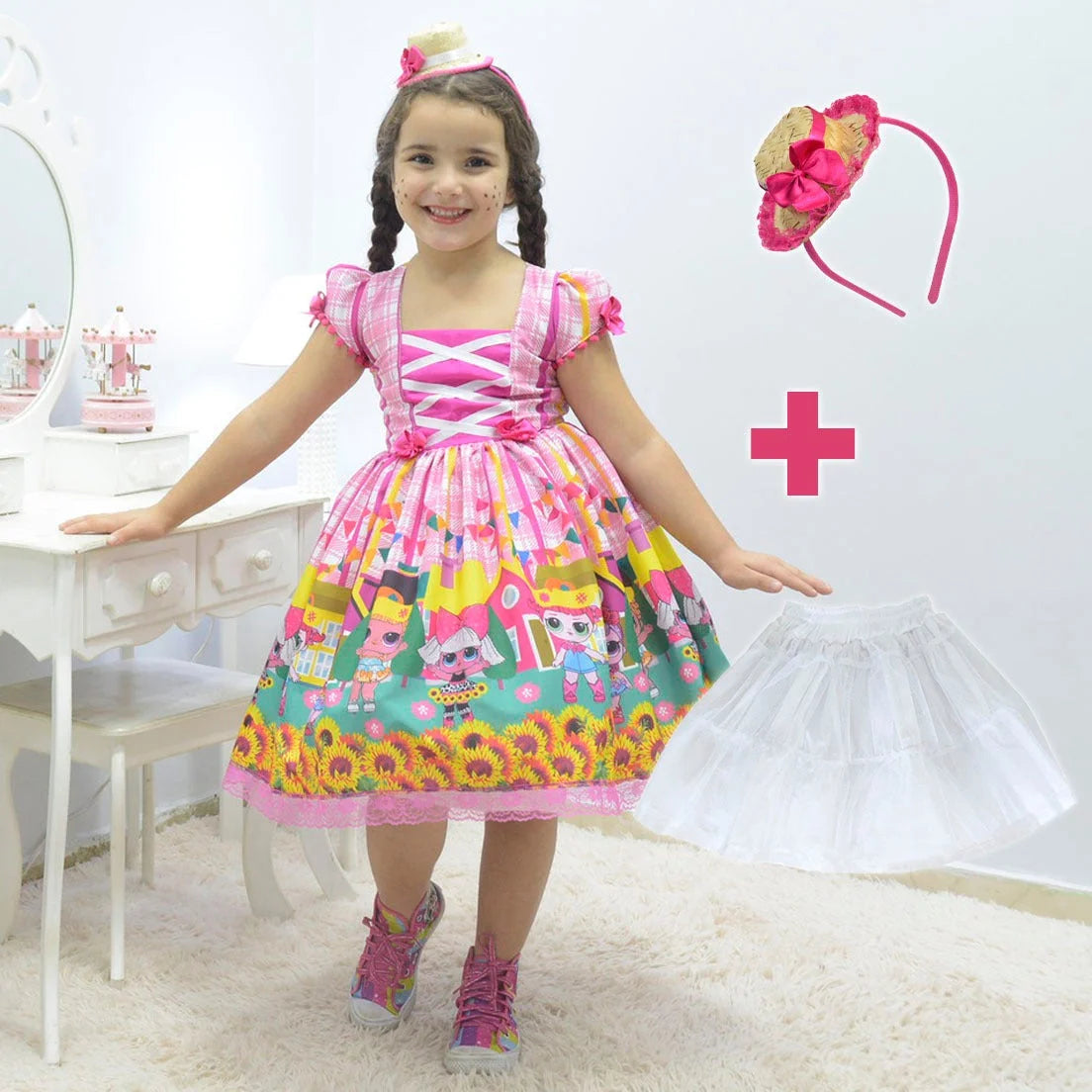 Girls Dress Lol Surprise chattered Doll