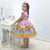 Girl’s dress Lol surprise doll June farm dance quadrille pink + Filo Skirt + Hair Bow - Dress
