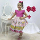 Girl's dress Lol Surprise glitter under wraps + Hair Bow + Girl Petticoat, Clothes Birthday Party
